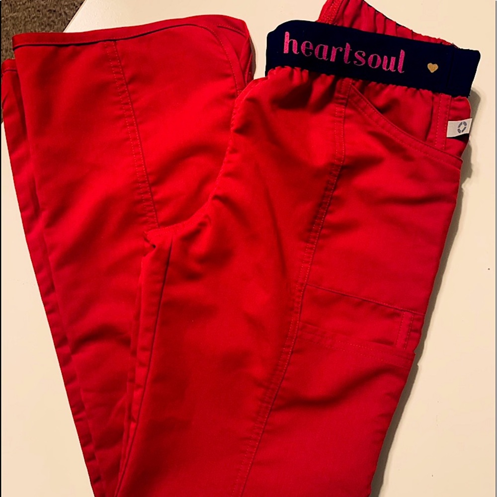 Red HeartSoul scrubs